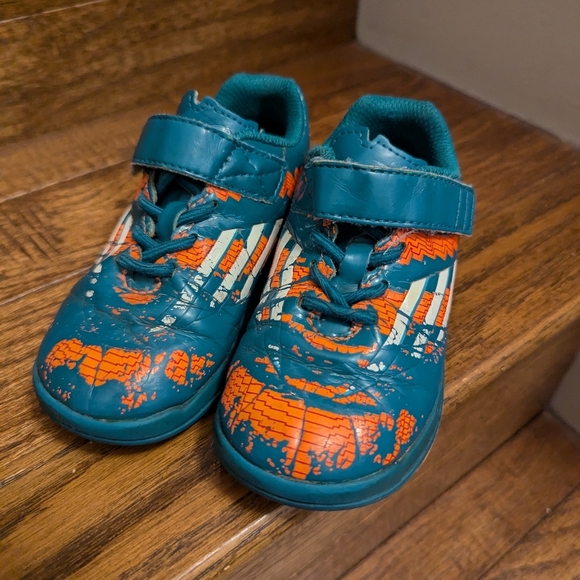 Adidas Boys Messi EL Performance ortholite Velcro Shoes toddler 7 - Picture 3 of 10